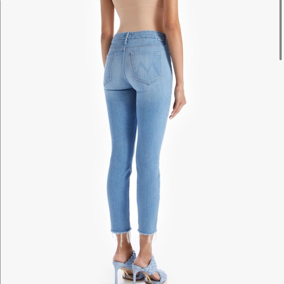 NWT MOTHER JEANS THE LOOKER ANKLE FRAY - Picture 3 of 11